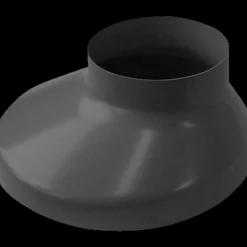 Plasttagrender^Plastmo brøndkrave 90/150 mm grafit