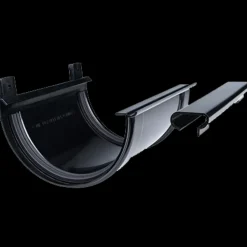 Plasttagrender^Plastmo ekspansionsstykke nr. 11 m/gummi sort