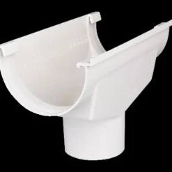 Plasttagrender^Plastmo ekspansionstudstykke nr. 12, 75 mm hvid