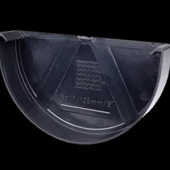 Plasttagrender^Plastmo endebund nr. 10 sort