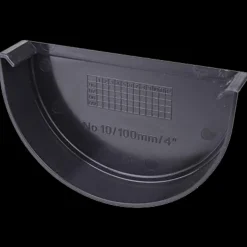 Plasttagrender^Plastmo endebund nr. 10 sort