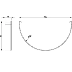 Sale Plastmo endebund nr. 11 zink