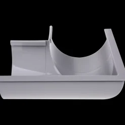 Plastmo Plasttagrender^gering udvendig nr. 10, 90° grå