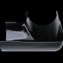 Ståltagrender^Plastmo indvendig gering nr. 11, 90° stål sort