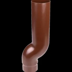 Plasttagrender^Plastmo nedførsel 90 mm brun