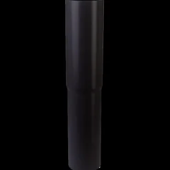 Plasttagrender^Plastmo nedførsel lige 75 mm sort