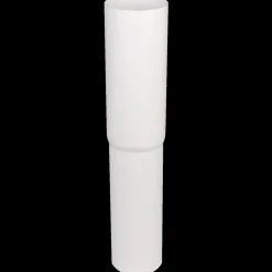 Plasttagrender^Plastmo nedførsel lige 75 mm hvid