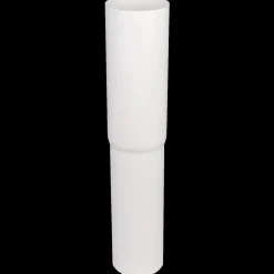 Plasttagrender^Plastmo nedførsel lige 75 mm hvid