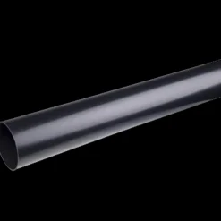 Plastmo nedløbsrør 75 mm x 3m sort