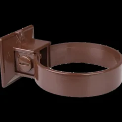 Plasttagrender^Plastmo plastrørholder 90 mm brun (2 stk)