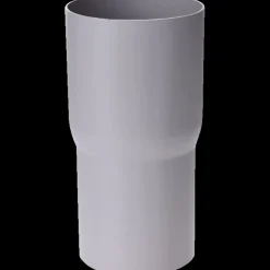 Plastmo Plasttagrender^rørsamlemuffe Ø90 mm grå