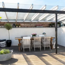 Plasttage^Plastmo Sunglaze trapez tagplade klar 585 mm x 300 cm