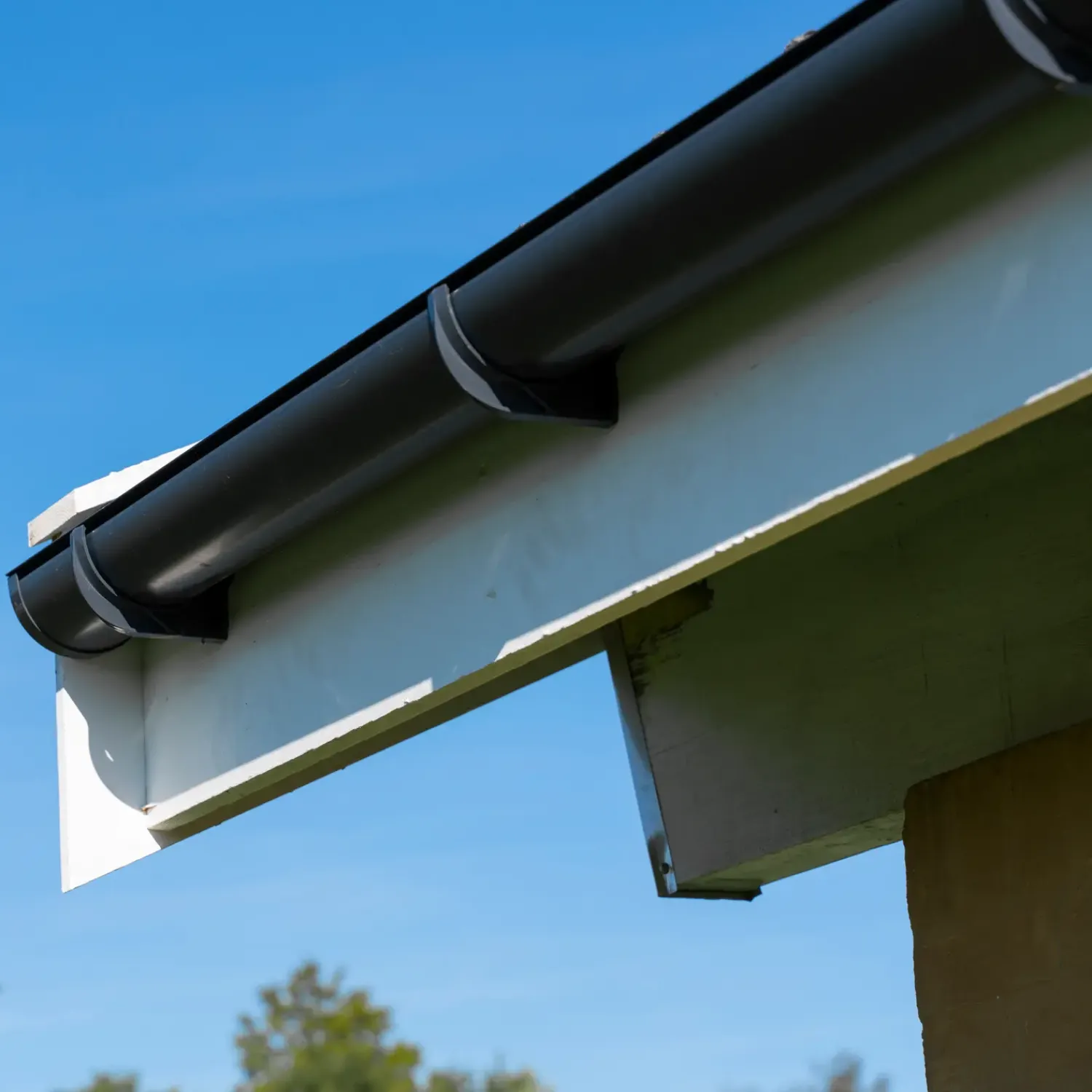 Plasttagrender^Plastmo tagrende nr. 12, 3 m grafit