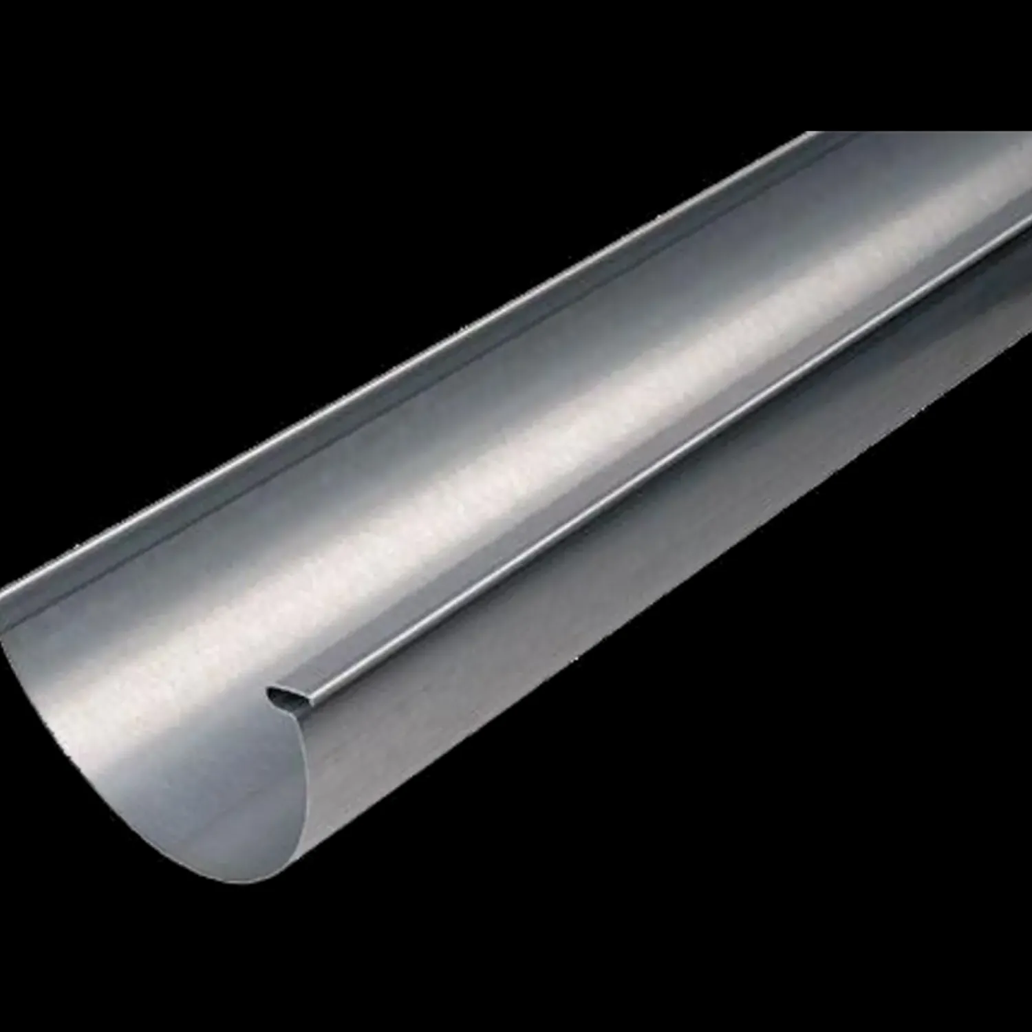 Plastmo Ståltagrender^tagrende nr. 10, 6 m stål plus