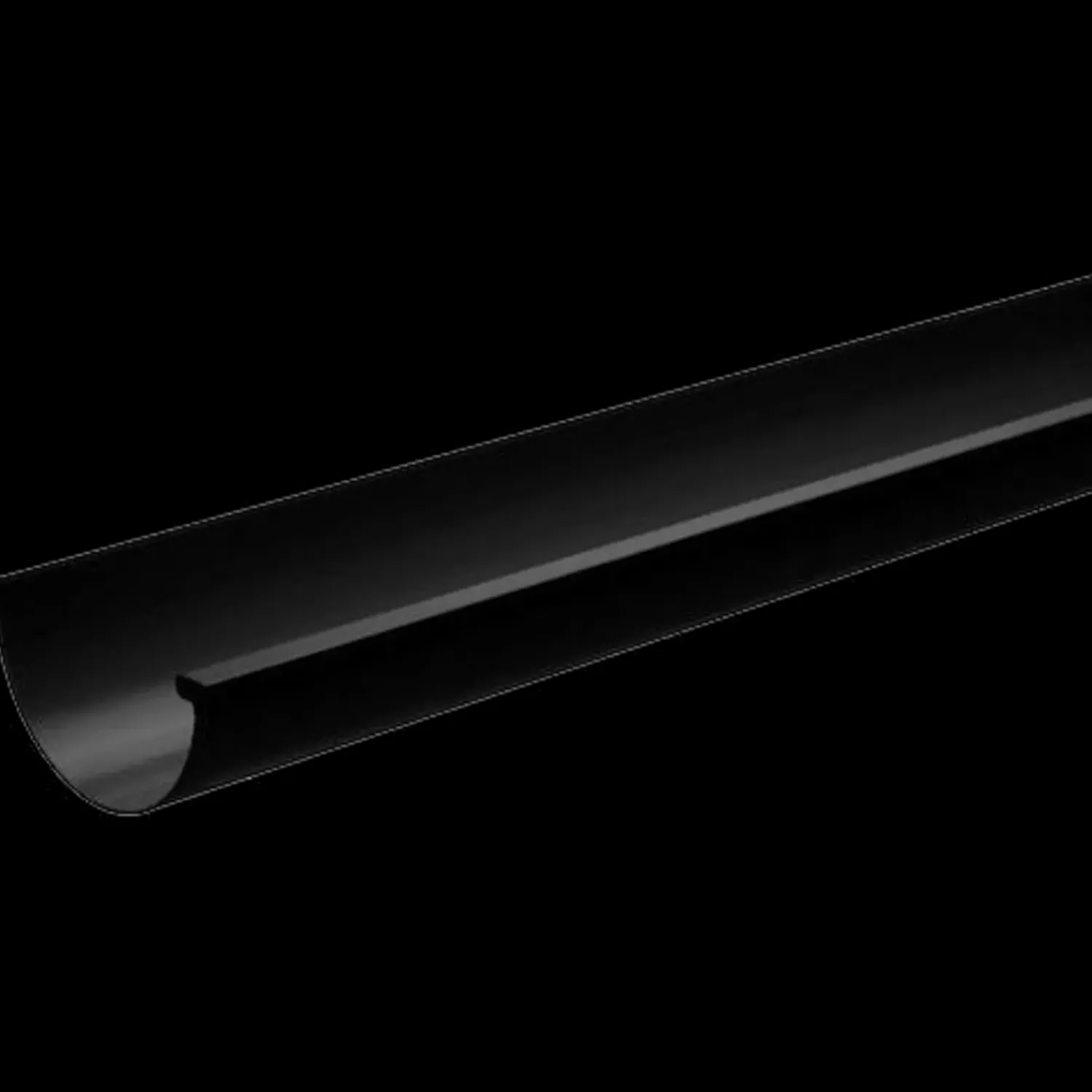 Outlet Plastmo tagrende nr. 10, 3 m sort