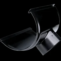 Plastmo Ståltagrender^tudstykke ekspansion nr. 11, 75 mm stål sort