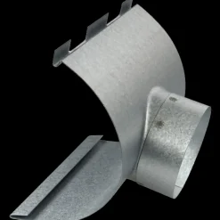 Clearance Plastmo tudstykke nr. 12, 75 mm aluzink