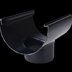 Plasttagrender^Plastmo tudstykke nr. 11, 90 mm sort