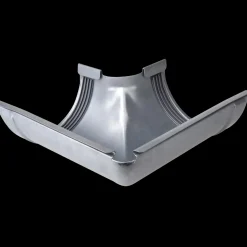 Plastmo Zinktagrender^udvendig gering m/gummi nr. 11, 90° aluzink