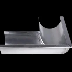 Plasttagrender^Plastmo udvendig gering nr. 12, 90° zink