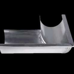 Plasttagrender^Plastmo udvendig gering nr. 12, 90° zink