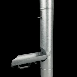 Zinktagrender^Plastmo vandudviser 90 mm aluzink