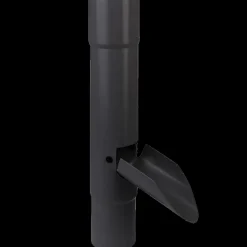 Plasttagrender^Plastmo vandudviser m/klap 90 mm grafit