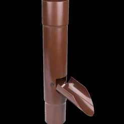 Plasttagrender^Plastmo vandudviser m/klap 75 mm brun