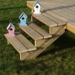 Plus Trapper Og Lemme^34,2° Trappevange 3 trin m/beslag  Trindybde 25 cm