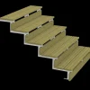 Discount Plus 34,2° Trappevange 5 trin m/beslag  Trindybde 28 cm