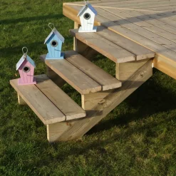 Plus Trapper Og Lemme^34,2° Trappevange 4 trin m/beslag  Trindybde 25 cm