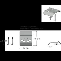 Best Plus afstandsbeslag varmgalvanisert