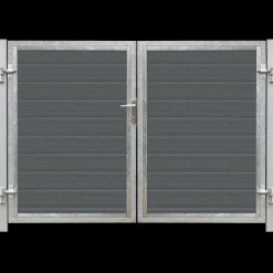 Plus Artura komposit dobbeltlåge 213×135 cm m/stolper til nedstøbning