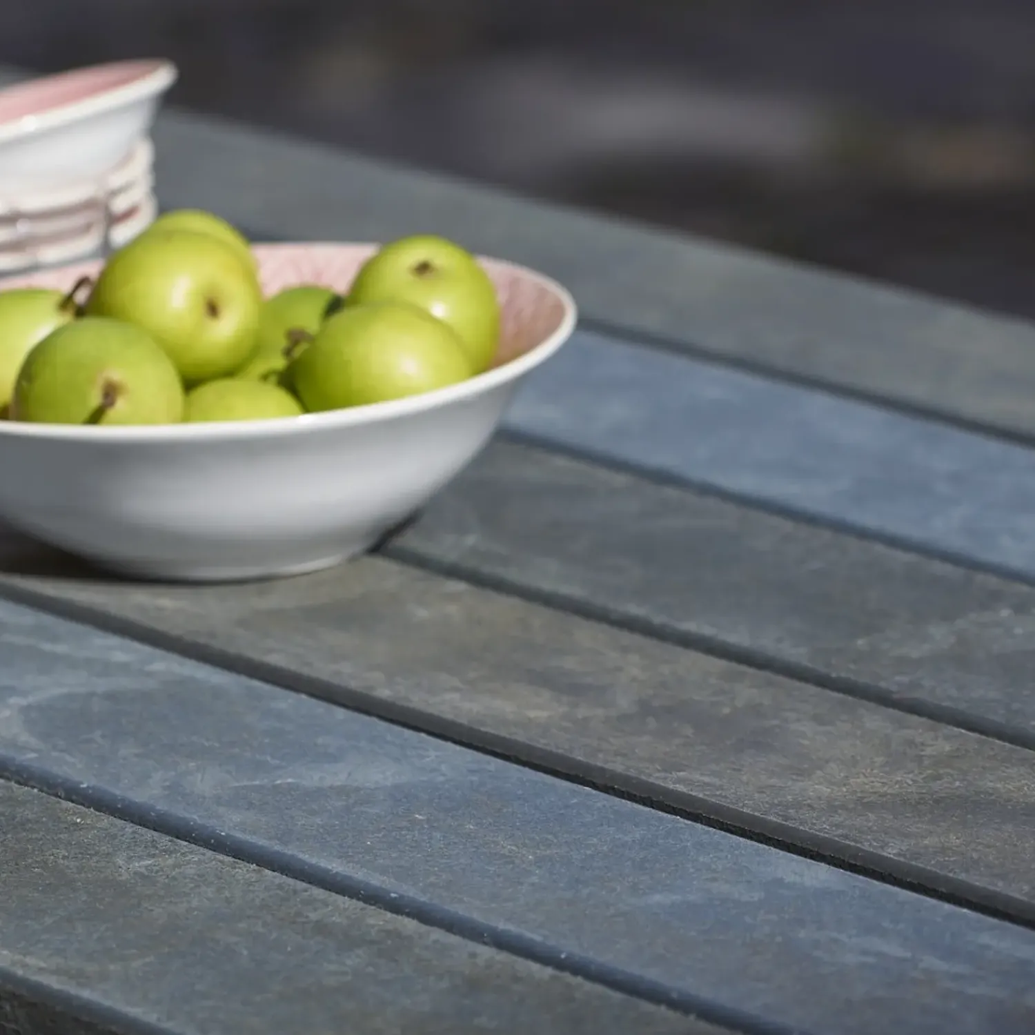 Bord- Og Bænkesæt^Plus Basic bord/bænkesæt med 2 ryglæn 177 cm trykimp