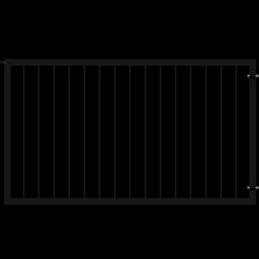 Clearance Plus Basic bred låge 150x85 cm sort