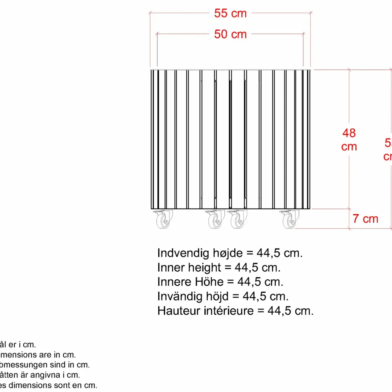 Plus Plantekasser^Circle plantekasse Ø55/55 cm ThermoWood®