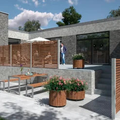 Plus Plantekasser^Circle plantekasse Ø55/55 cm ThermoWood®