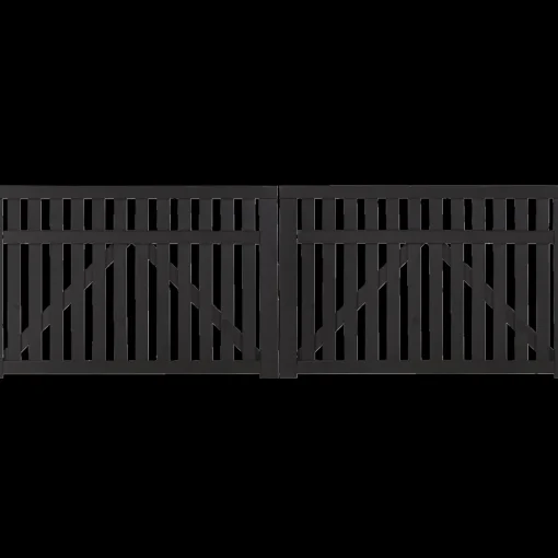 New Plus Country hegn 149x96 cm sort