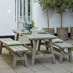 Plus Bord- Og Bænkesæt^Country plankebord 177 cm teak