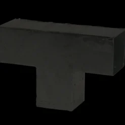 Plus Tilbehør Til Hegn^Cubic forlængerbeslag t/stolpe enkelt sort