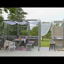 Plus Tilbehør Til Hegn^Cubic forlængerbeslag t/stolpe enkelt sort