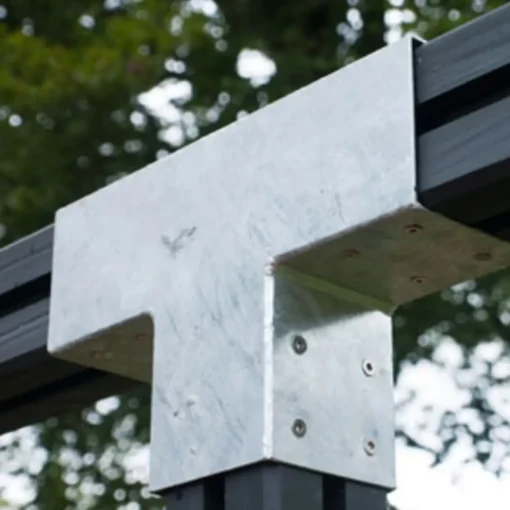 Plus Tilbehør Til Hegn^Cubic forlængerbeslag enkelt til 7x7 cm stolper