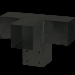 Plus Tilbehør Til Hegn^Cubic forlængerbeslag t/stolpe dobbelt sort