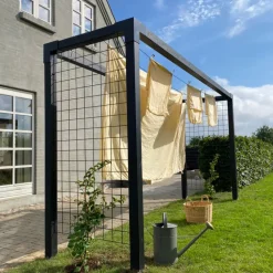 Plus Tilbehør Til Hegn^Cubic hjørnebeslag t/stolpe dobbelt sort