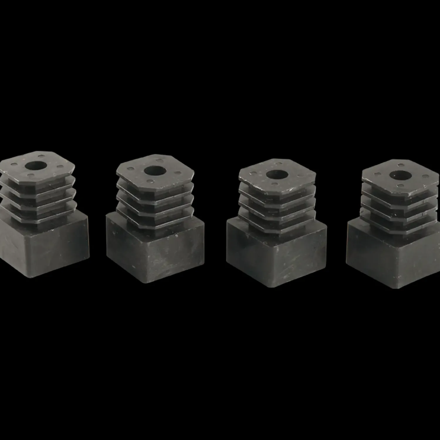 Plus Dørriste Og Måtter^Cubic rist sort - 40x80x3,5 cm