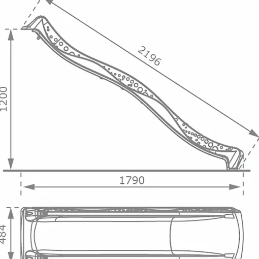 New Plus Daylife gyngestativ Sort model 4