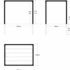 Plus Pergolaer Og Markiser^Daylife Sort model 6