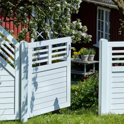 Plus Havelåger^Decora enkeltlåge inkl. beslag 100x95 cm hvid