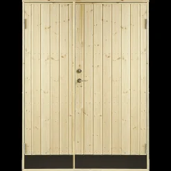 Plus dobbeltudhusdør panel inkl. karm HU 1278x187,8mm