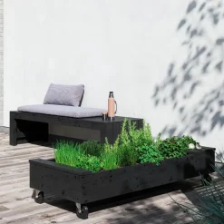 Sale Plus Fun bænk og multikasse m/hjul 180 cm